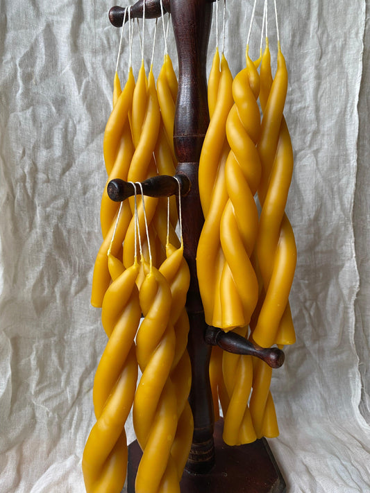 Twin flame hanging - DZ-Pure Beeswax Candles