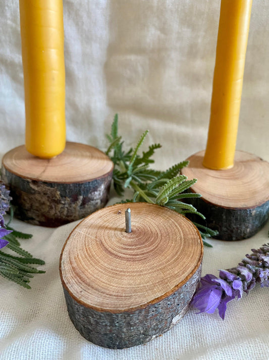 Cypress Candle Holder - DZ-Pure BeeswaxCandles